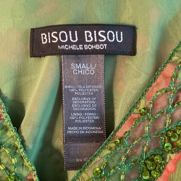 Bisou Bisou size small beaded top - Picture 3 of 8